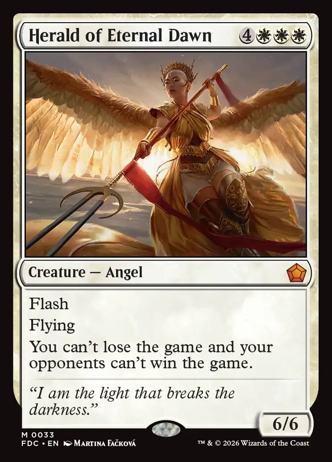Herald of Eternal Dawn, Foundations Commander · 0033