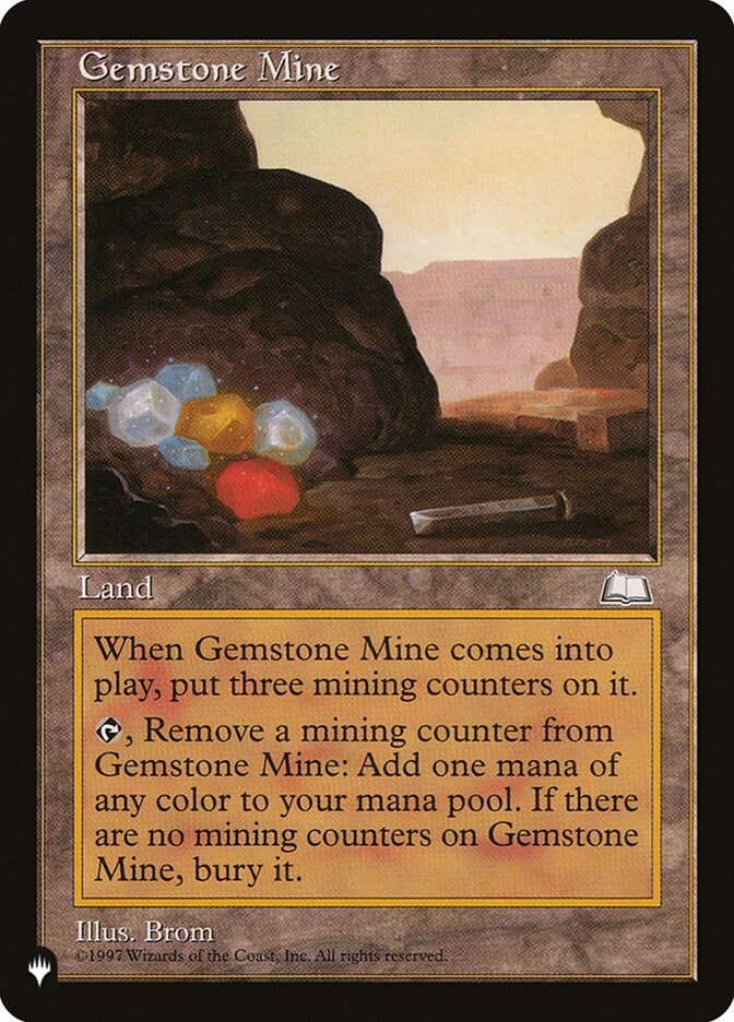 Gemstone Mine, The List · wth-164