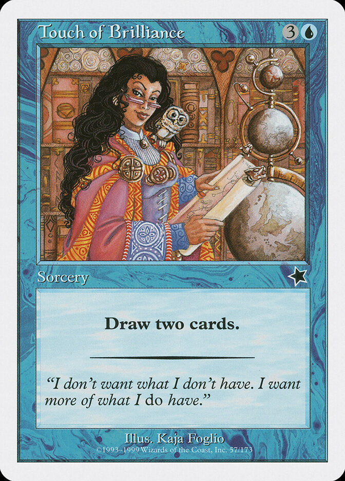 Touch of Brilliance, Starter 1999 · 57/173