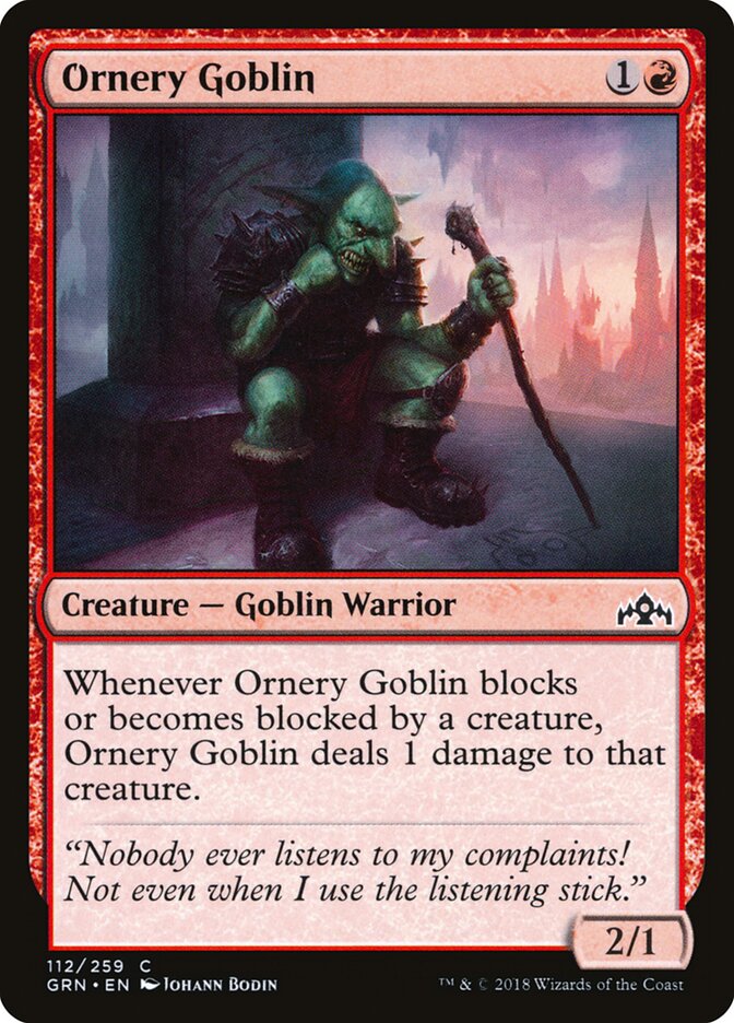Ornery Goblin, Guilds of Ravnica · 112/259