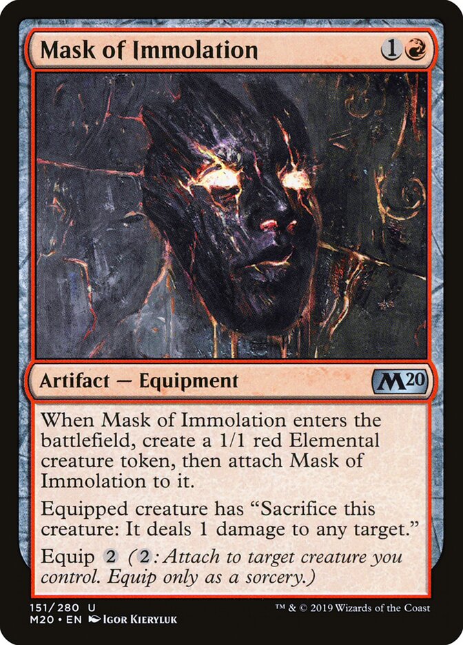 Mask of Immolation, Core Set 2020 · 151/280