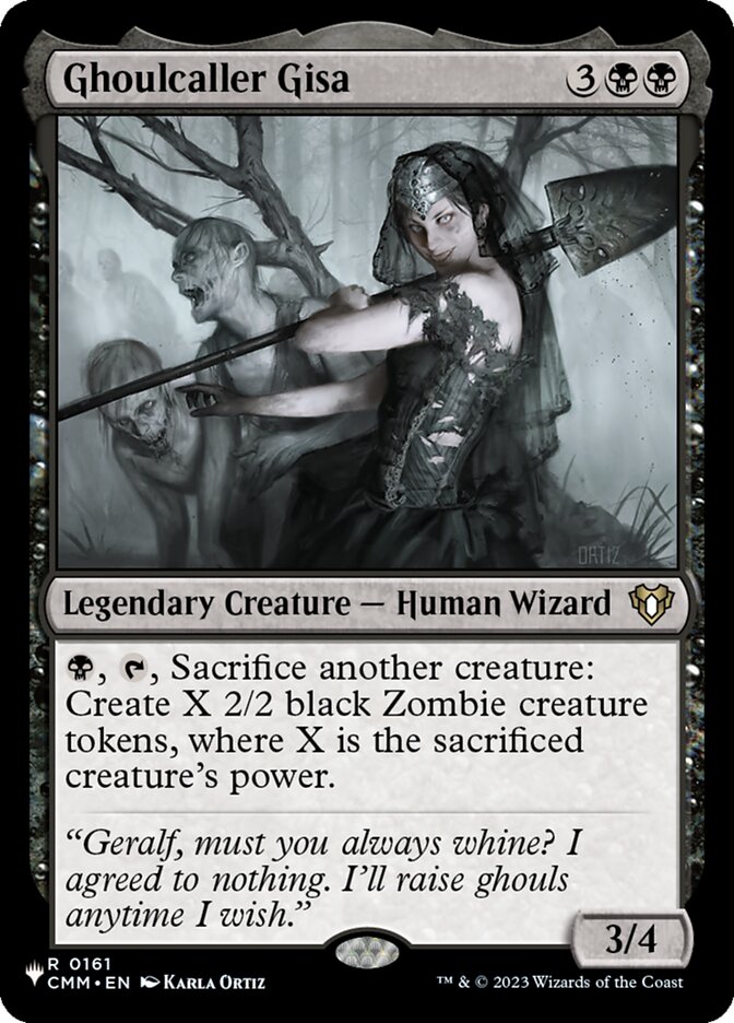 Ghoulcaller Gisa, The List · cmm-161