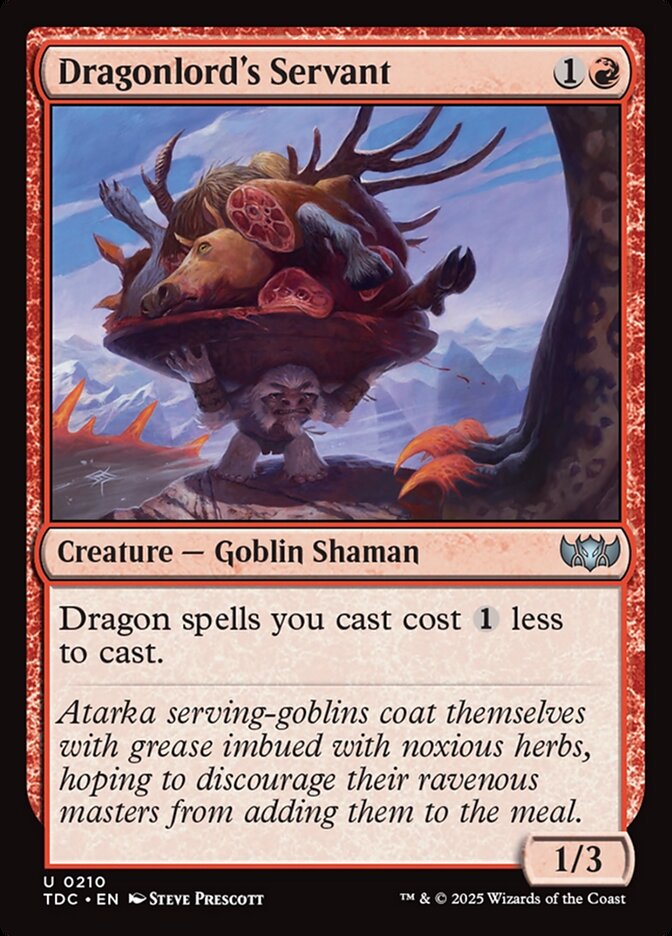 Dragonlord's Servant, Tarkir: Dragonstorm Commander · 0210