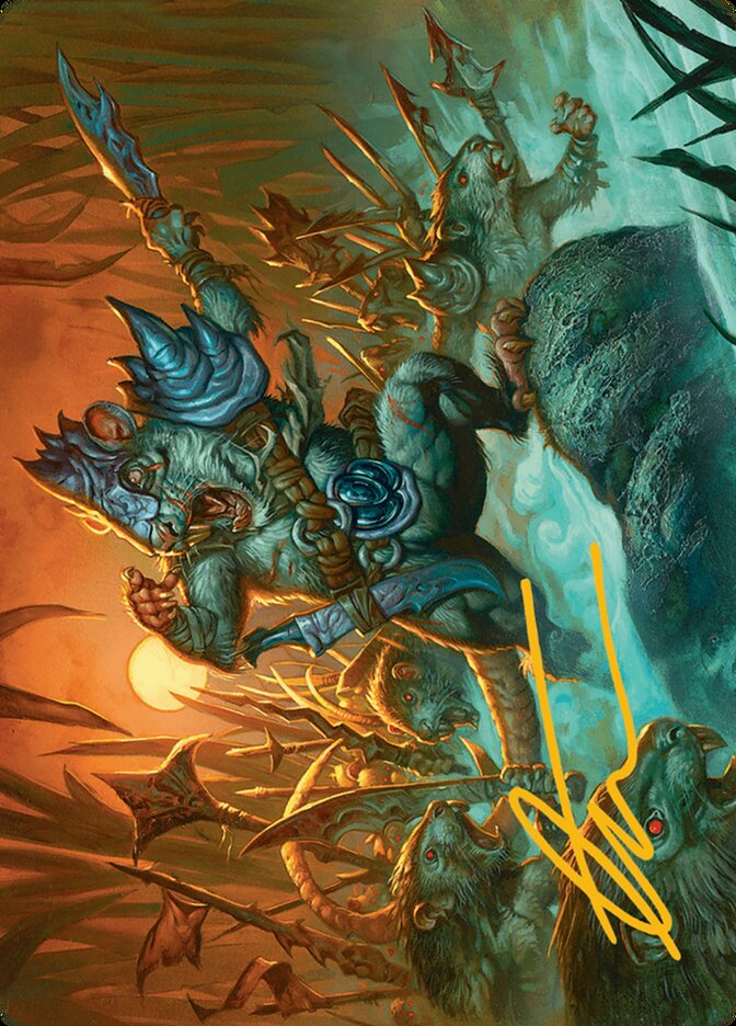 Persistent Marshstalker // Persistent Marshstalker, Bloomburrow Art Series · 0014