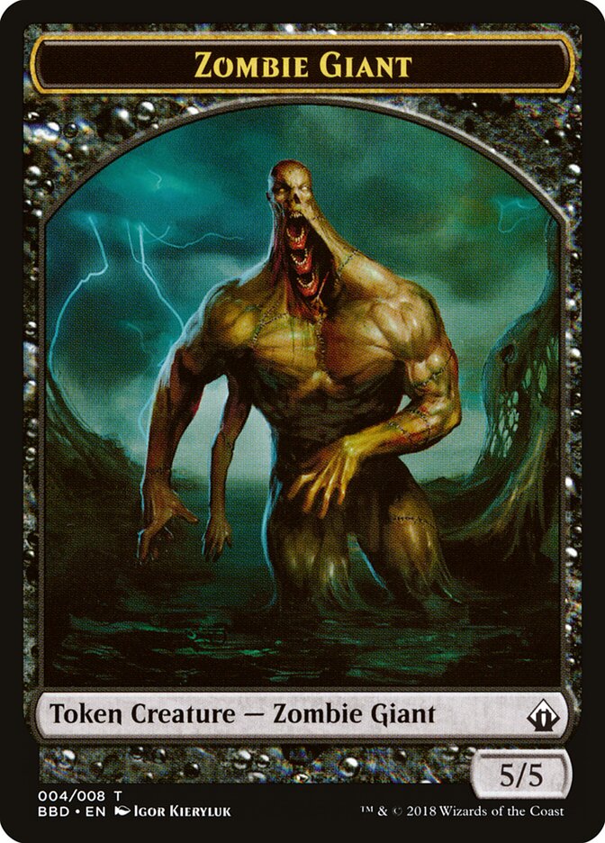 Zombie Giant, Battlebond Tokens · 004