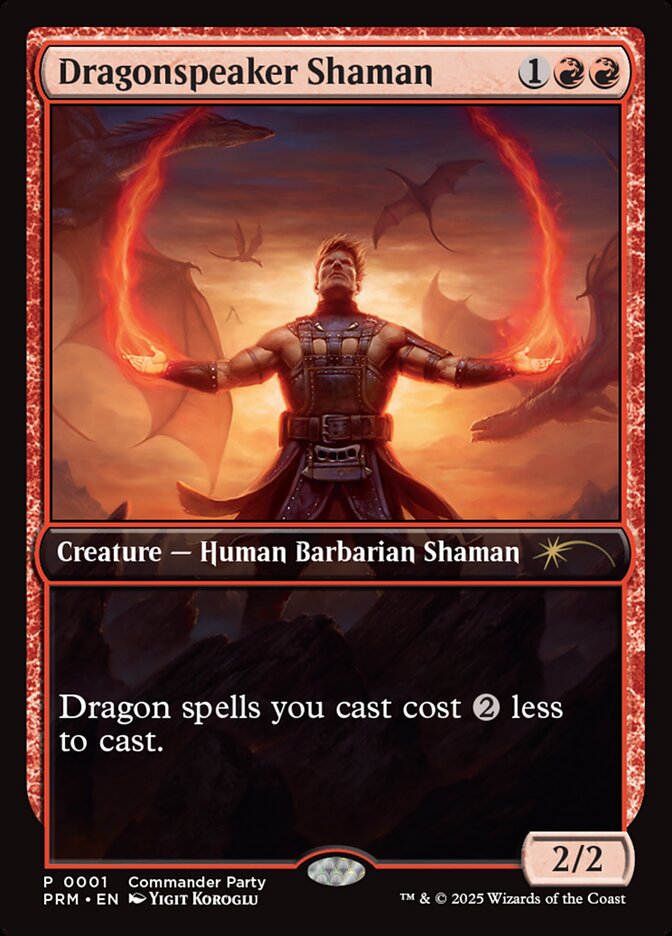 Dragonspeaker Shaman, Wizards Play Network 2025 · 0003