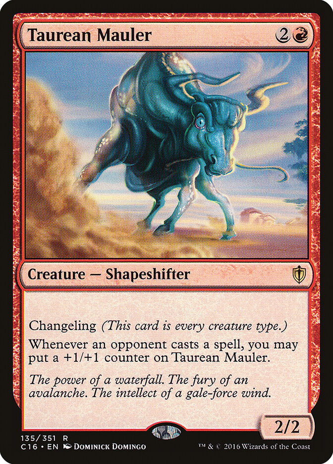 Taurean Mauler, Commander 2016 · 135/351