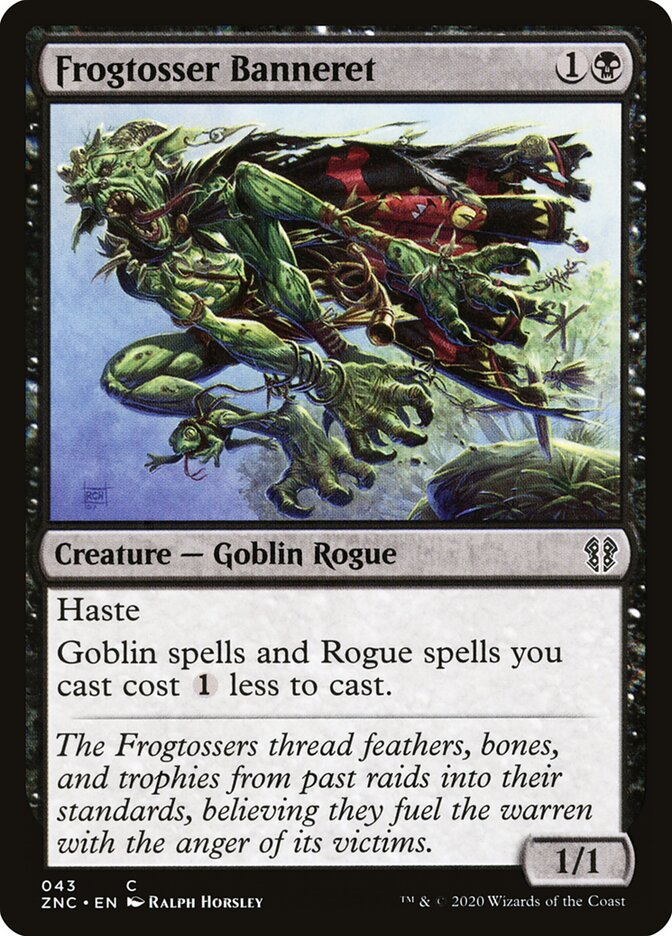 Frogtosser Banneret, Zendikar Rising Commander · 043