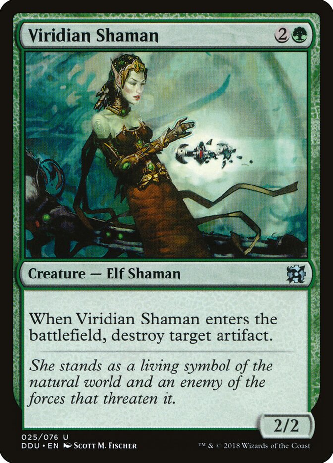 Viridian Shaman, Duel Decks: Elves vs. Inventors · 025/076
