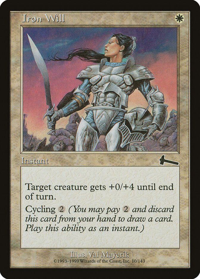 Iron Will, Urza's Legacy · 10/143