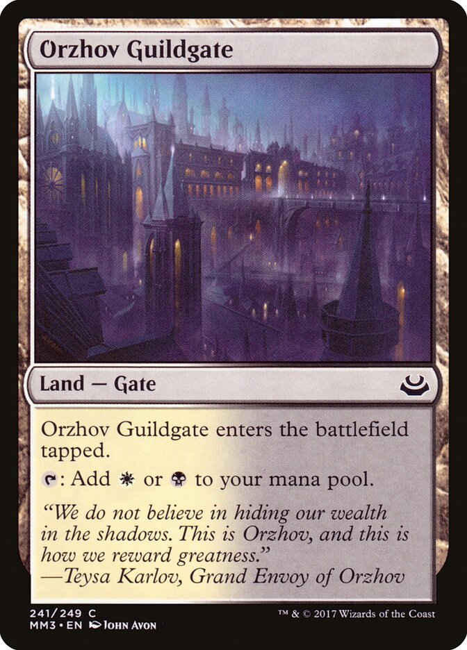 Orzhov Guildgate, Modern Masters 2017 · 241/249