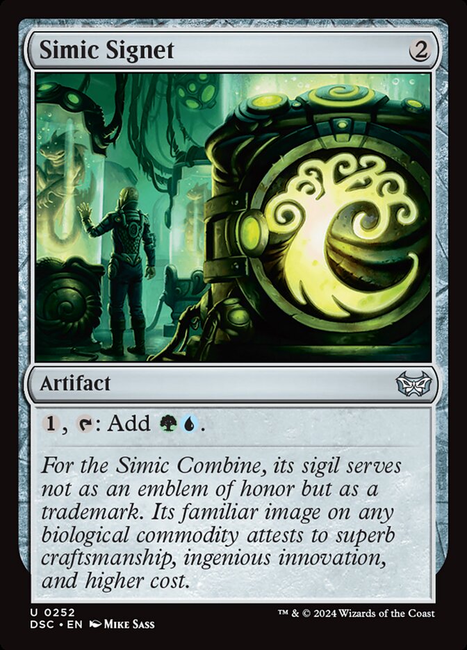 Simic Signet, Duskmourn: House of Horror Commander · 0252