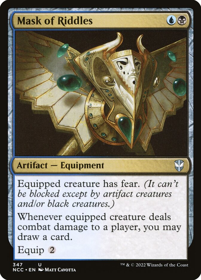 Mask of Riddles, New Capenna Commander · 347