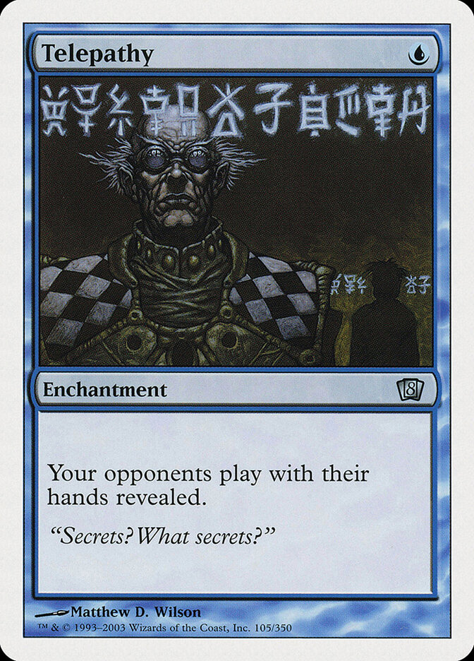 Telepathy, Eighth Edition · 105/350