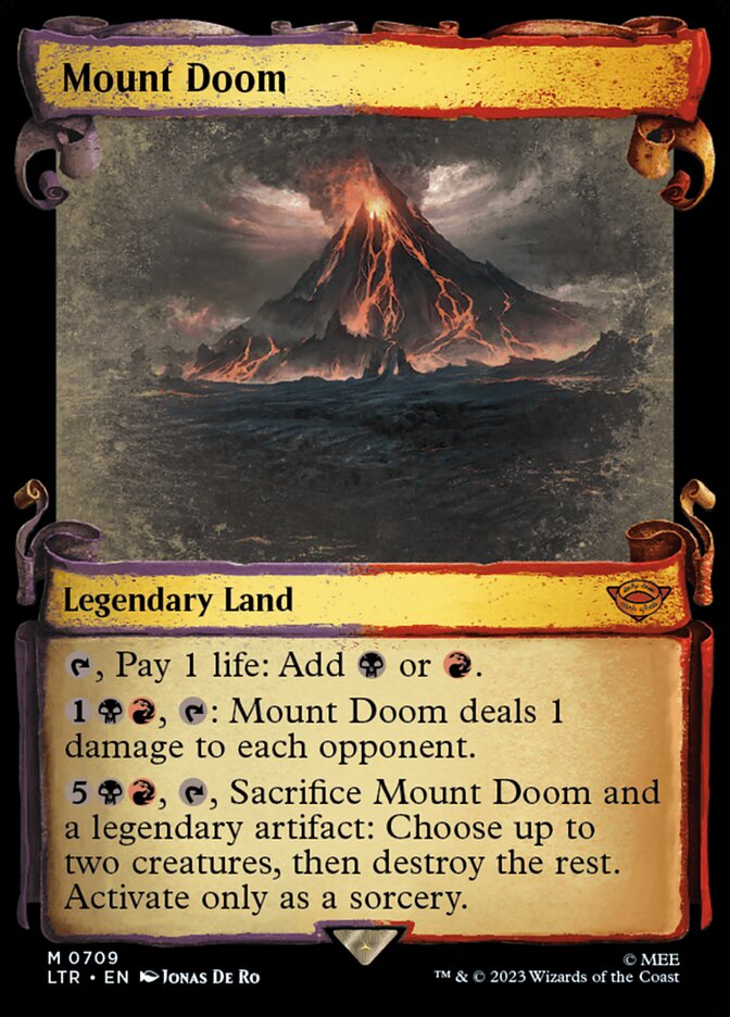 Mount Doom, The Lord of the Rings: Tales of Middle-earth · 0709