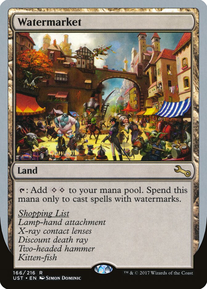 Watermarket, Unstable · 166/216