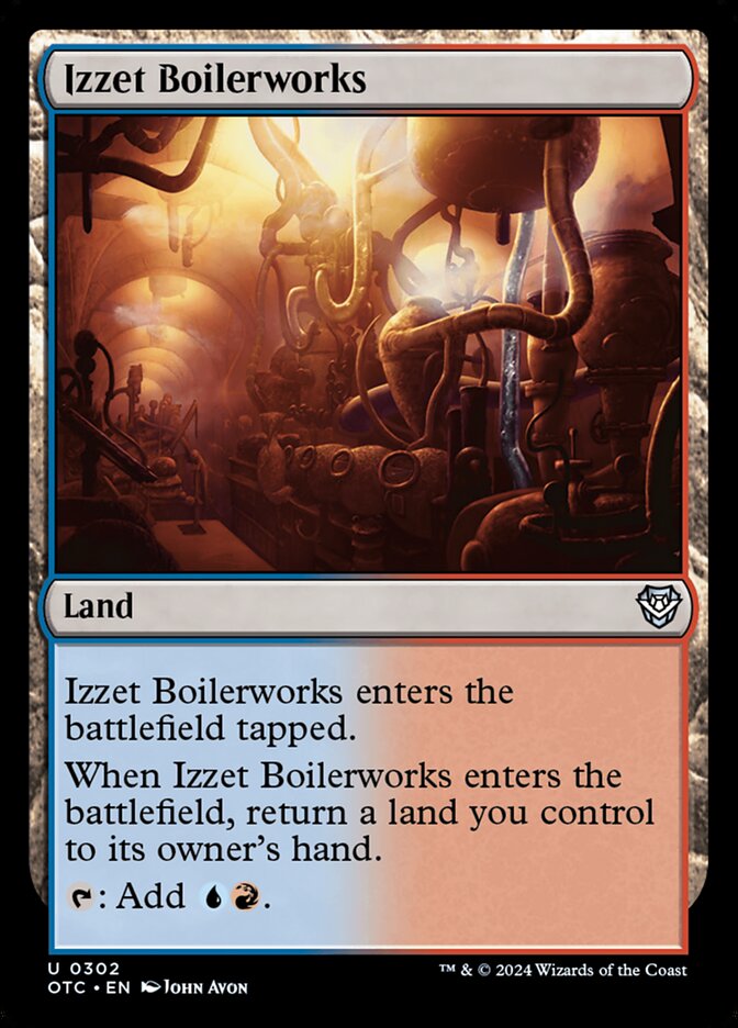 Izzet Boilerworks, Outlaws of Thunder Junction Commander · 0302