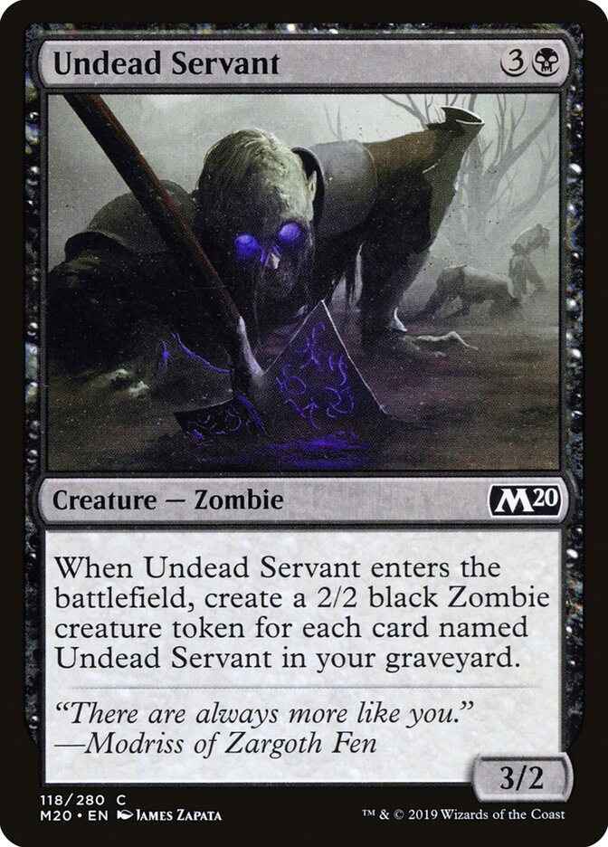 Undead Servant, Core Set 2020 · 118/280