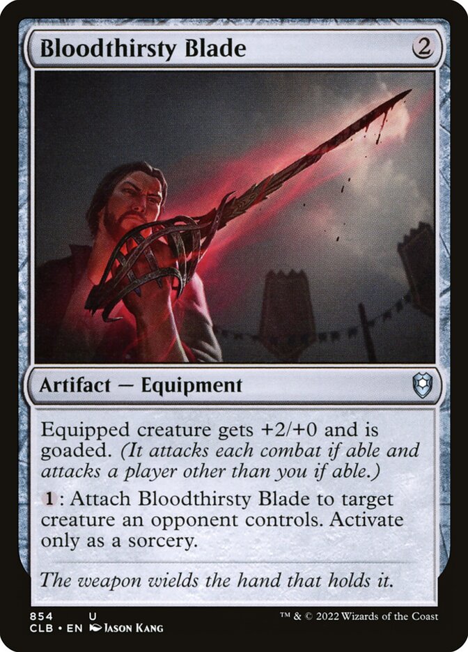 Bloodthirsty Blade, Commander Legends: Battle for Baldur's Gate · 854