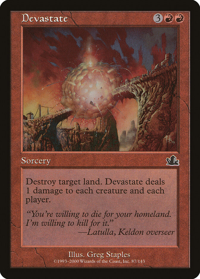 Devastate, Prophecy · 87/143