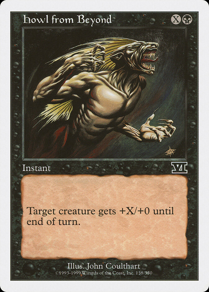 Howl from Beyond, Classic Sixth Edition · 138/350