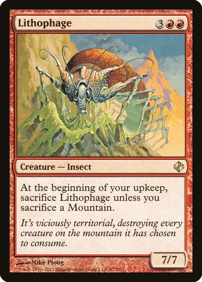 Lithophage, Duel Decks: Venser vs. Koth · 57/77