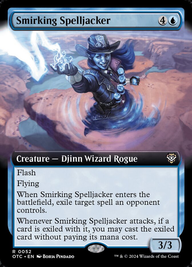 Smirking Spelljacker, Outlaws of Thunder Junction Commander · 0052