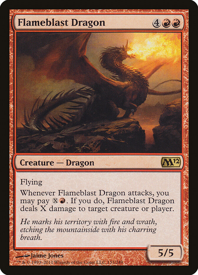 Flameblast Dragon, Magic 2012 · 133/249
