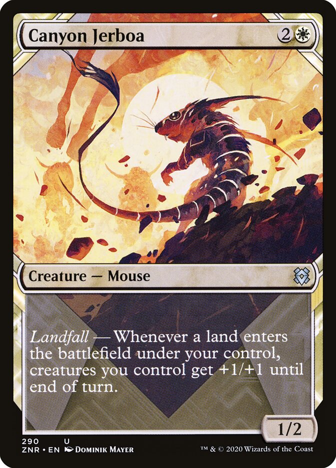 Canyon Jerboa, Zendikar Rising · 290