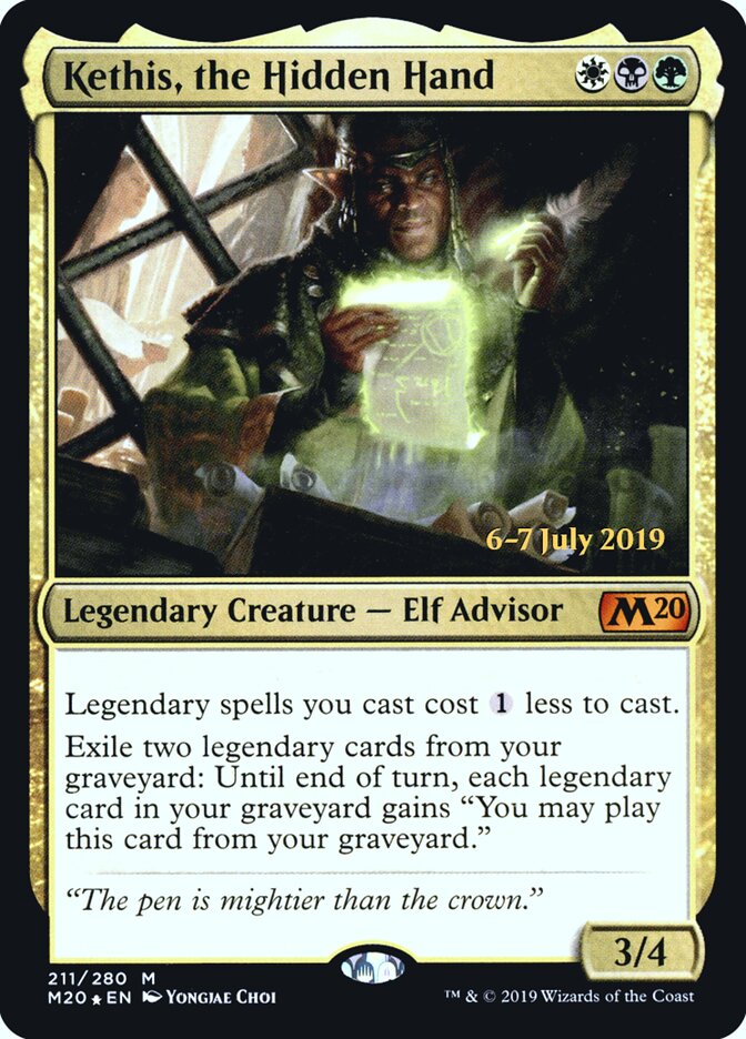 Kethis, the Hidden Hand, Core Set 2020 Promos · 211/280