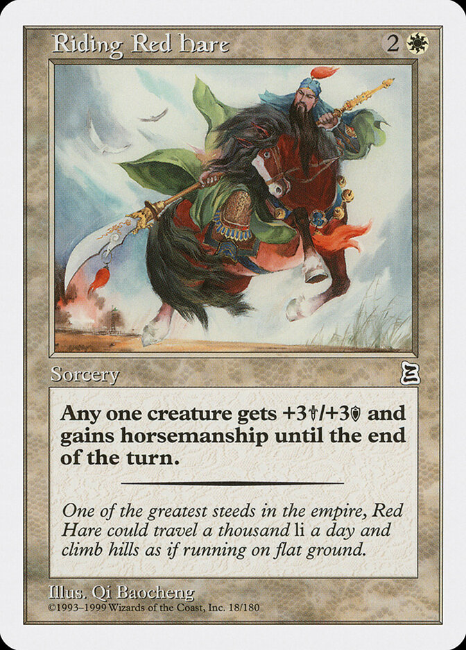 Riding Red Hare, Portal Three Kingdoms · 18/180