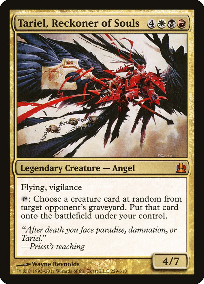 Tariel, Reckoner of Souls, Commander 2011 · 229/318
