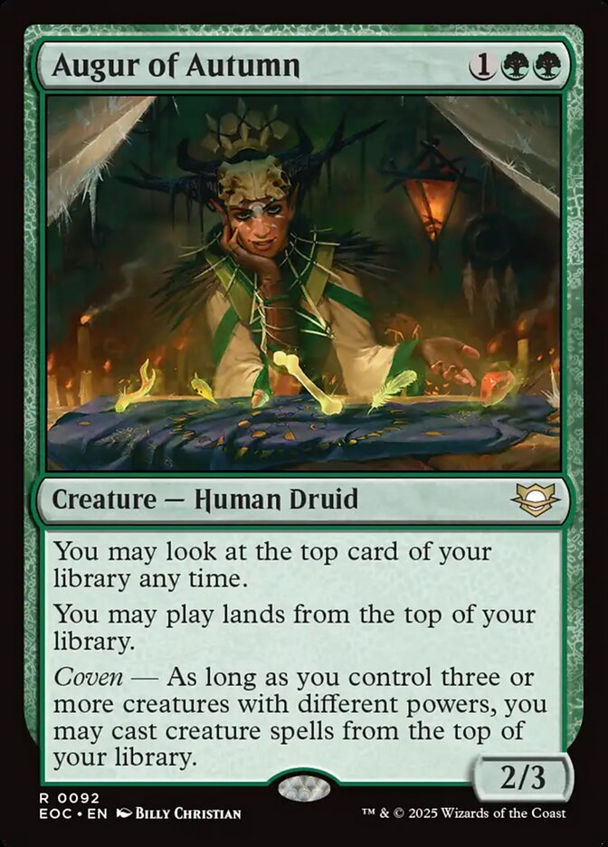 Augur of Autumn, Edge of Eternities Commander · 0092