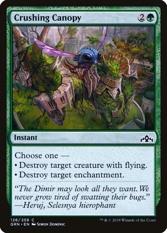 Crushing Canopy, Guilds of Ravnica · 126/259