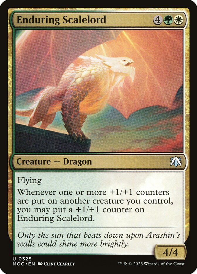 Enduring Scalelord, March of the Machine Commander · 0325