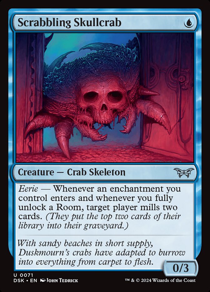 Scrabbling Skullcrab, Duskmourn: House of Horror · 0071