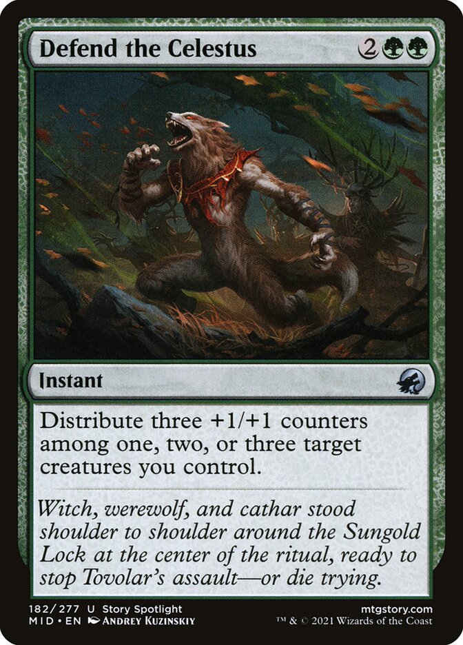 Defend the Celestus, Innistrad: Midnight Hunt · 182/277