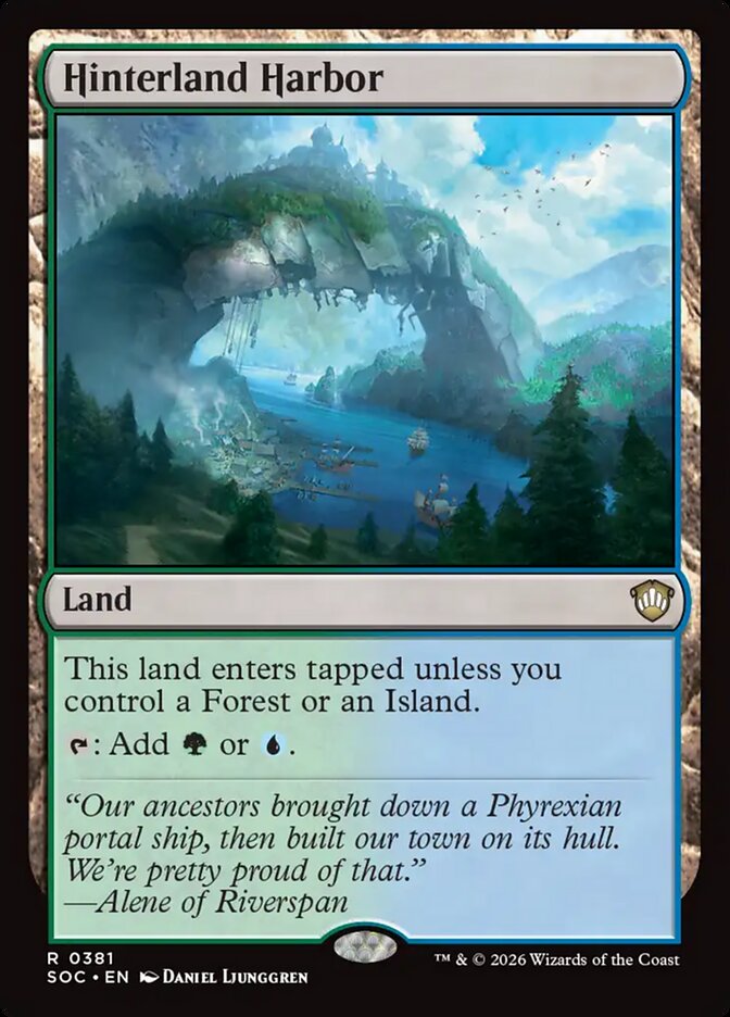Hinterland Harbor, Secrets of Strixhaven Commander · 0381