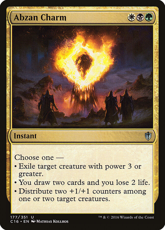 Abzan Charm, Commander 2016 · 177/351