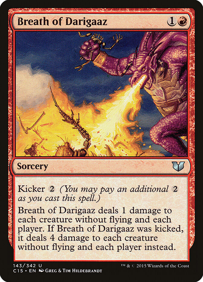 Breath of Darigaaz, Commander 2015 · 143/342
