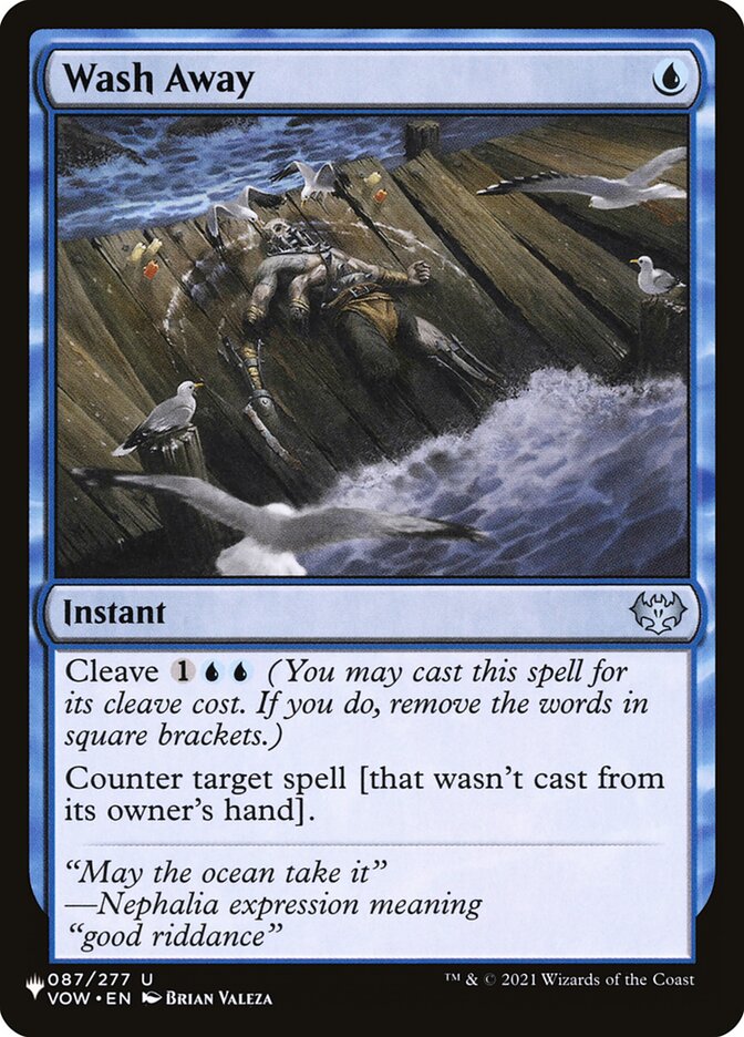 Wash Away, The List · vow-87