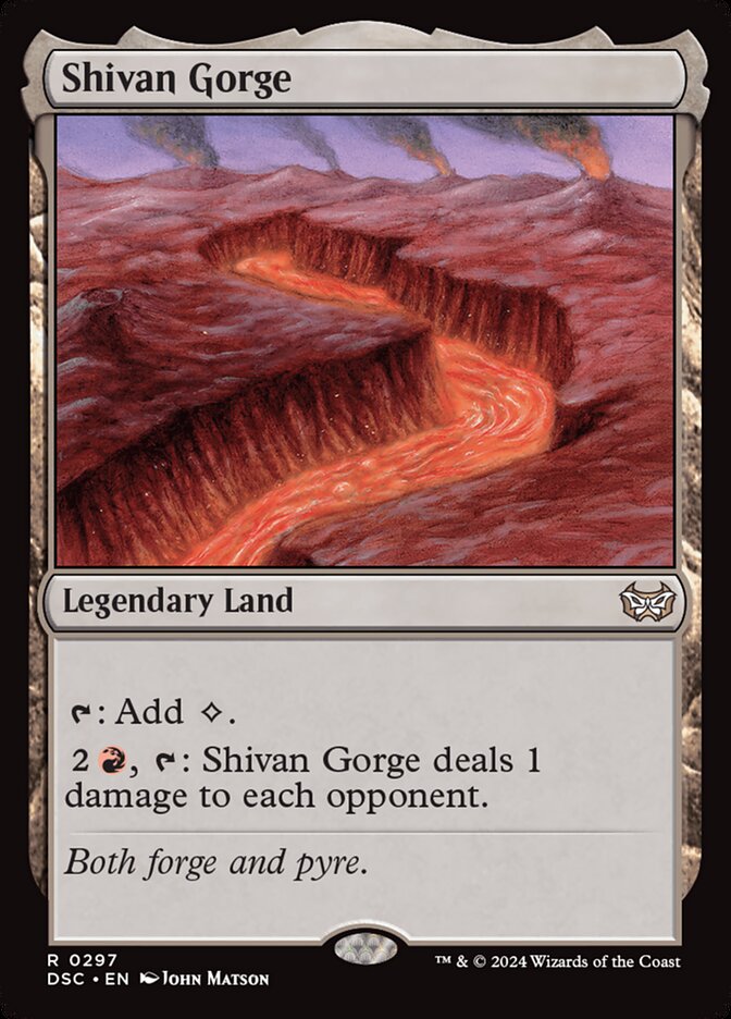 Shivan Gorge, Duskmourn: House of Horror Commander · 0297