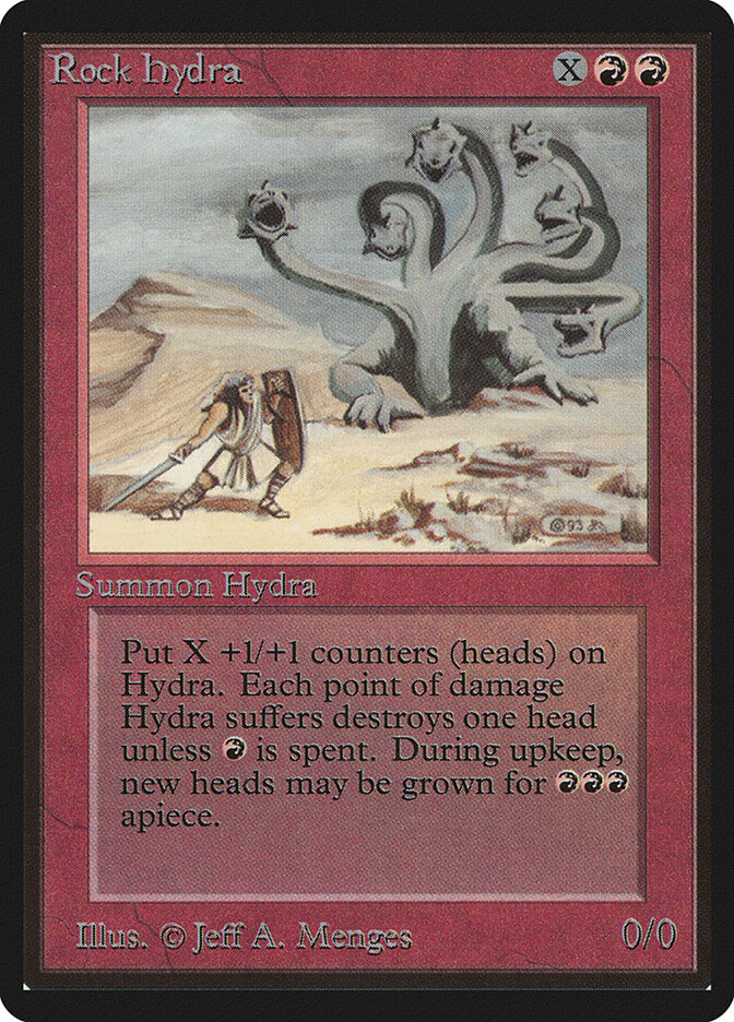 Rock Hydra, Limited Edition Beta · 172