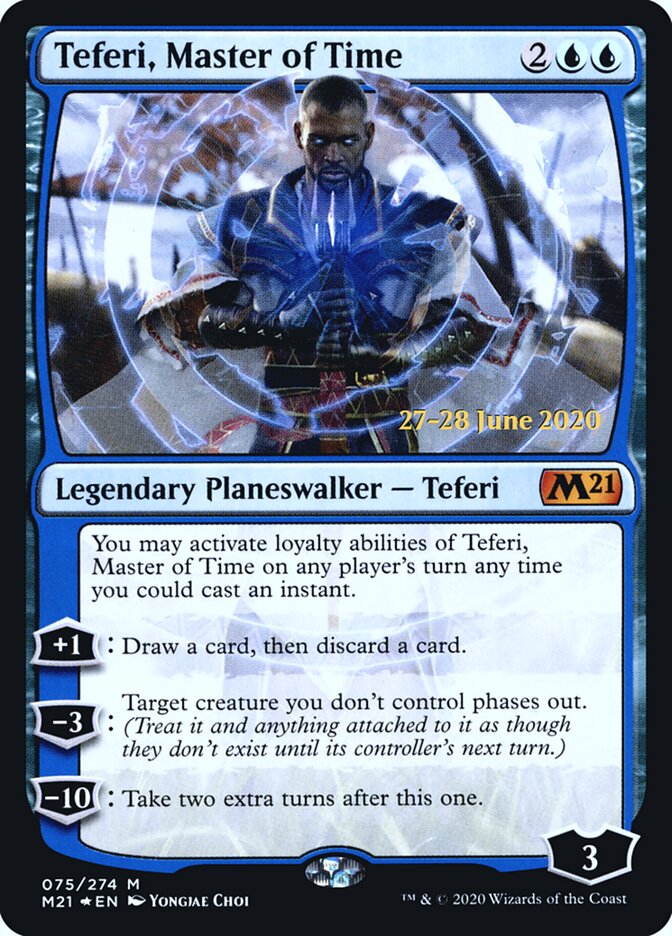 Teferi, Master of Time, Core Set 2021 Promos · 075/274