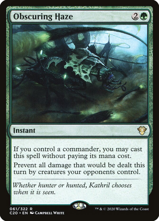 Obscuring Haze, Commander 2020 · 061/322