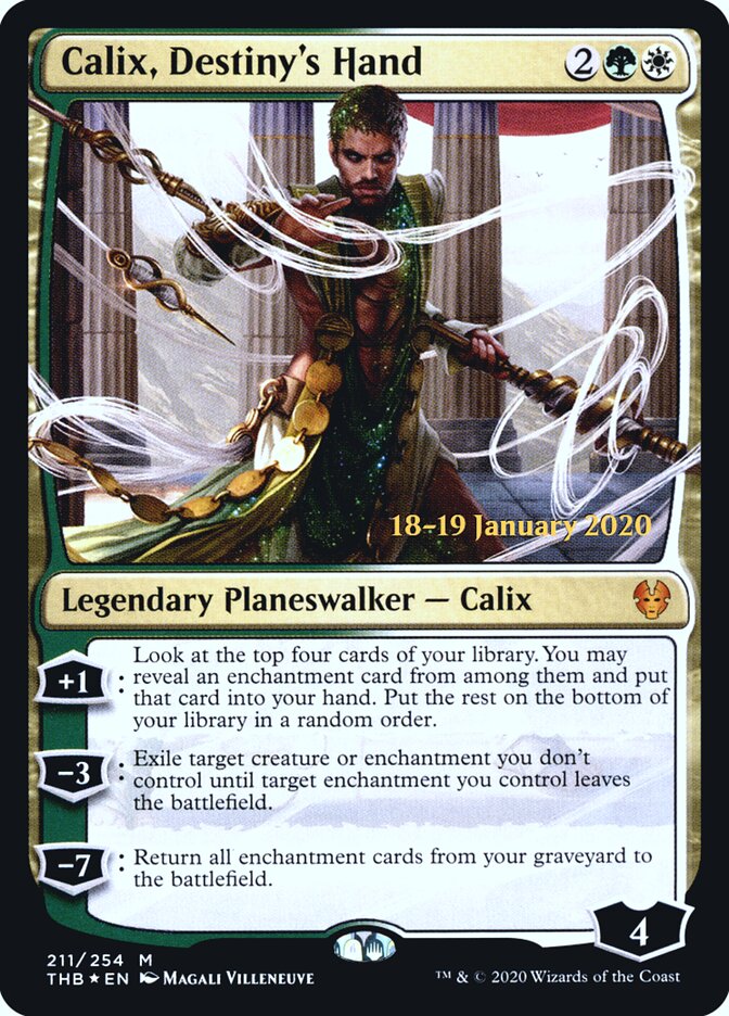 Calix, Destiny's Hand, Theros Beyond Death Promos · 211/254