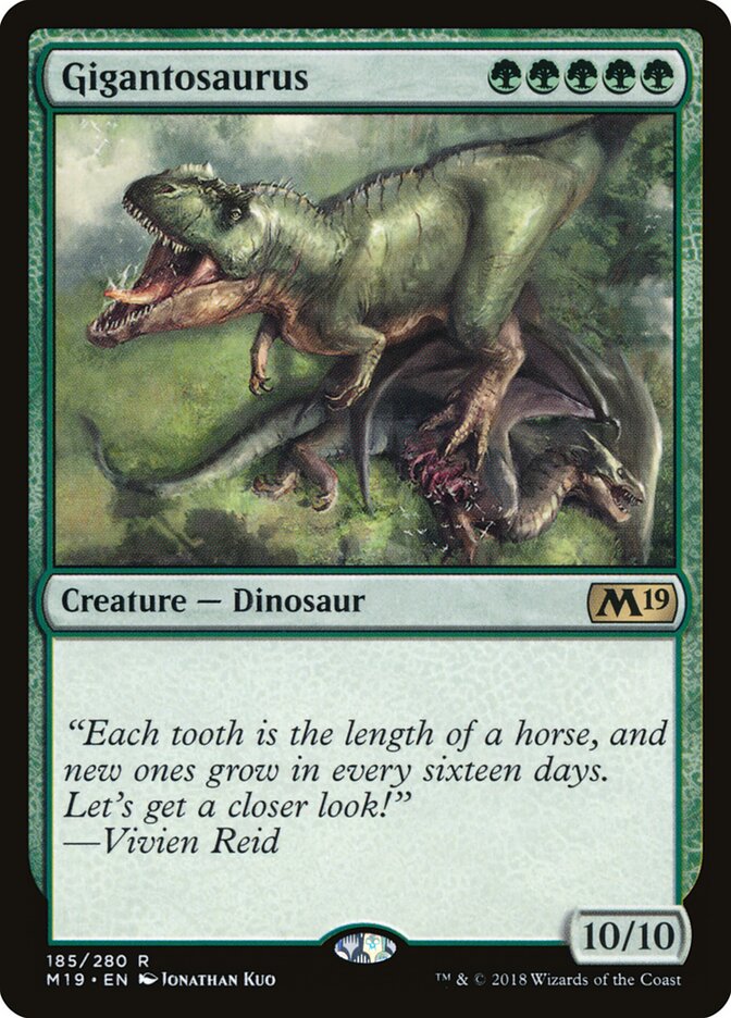 Gigantosaurus, Core Set 2019 · 185/280