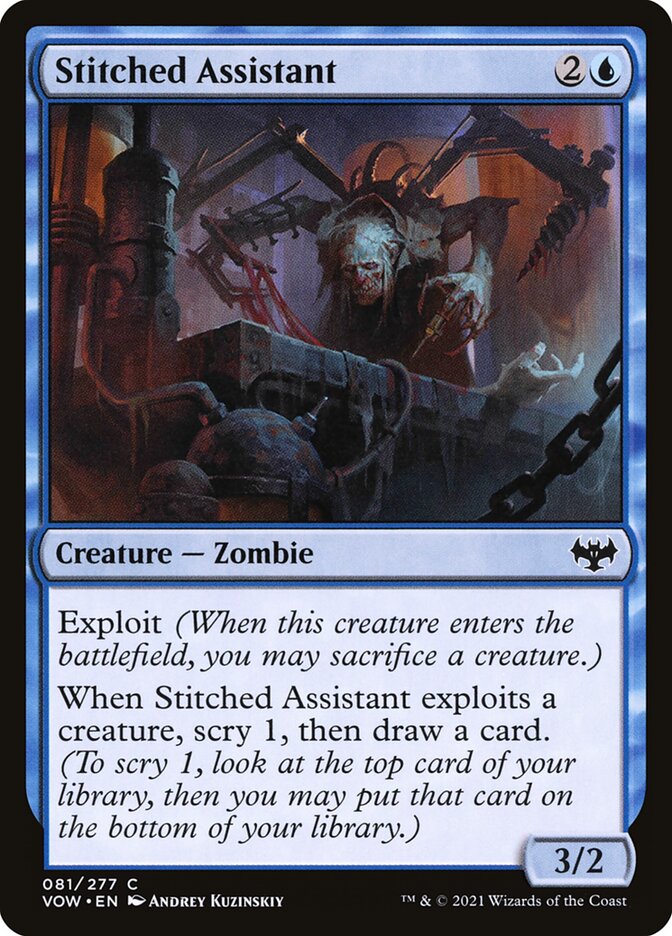 Stitched Assistant, Innistrad: Crimson Vow · 081/277