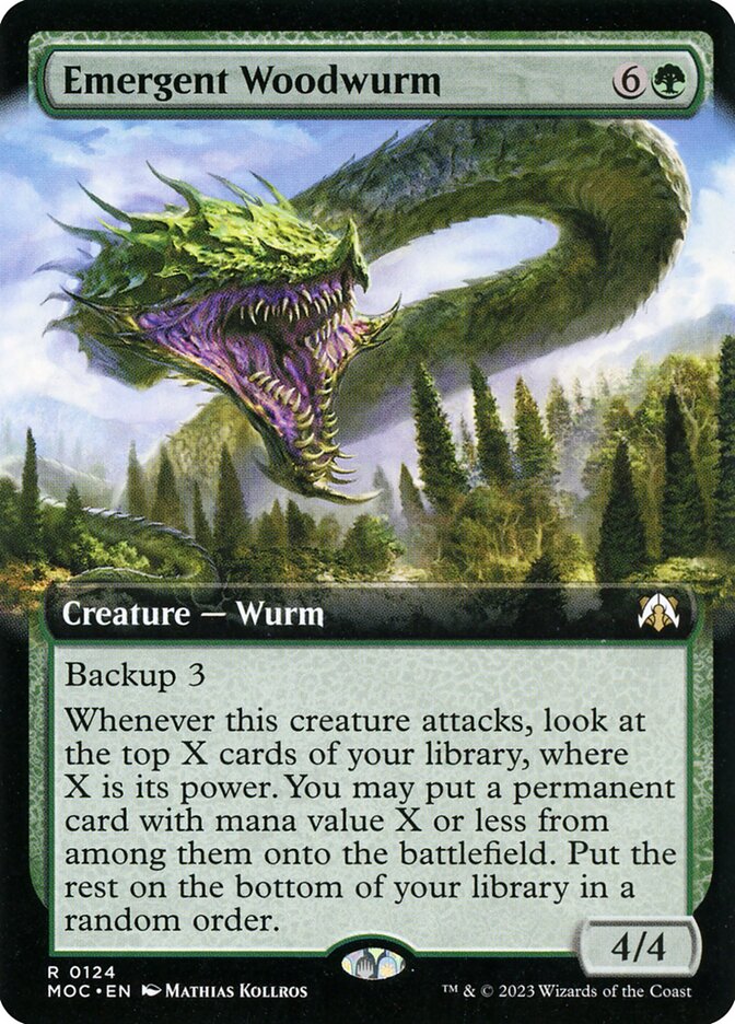 Emergent Woodwurm, March of the Machine Commander · 0124