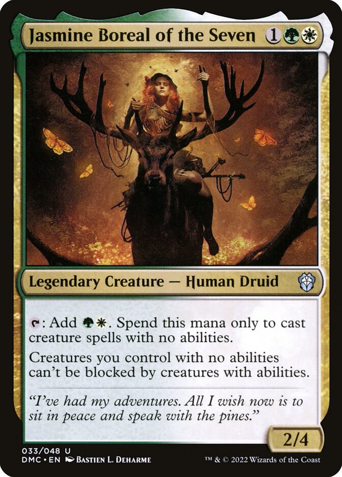 Jasmine Boreal of the Seven, Dominaria United Commander · 033/050